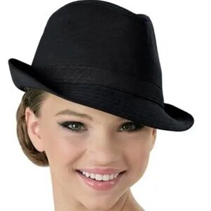 Balera Black Fedora Dance Hat – Adult Size